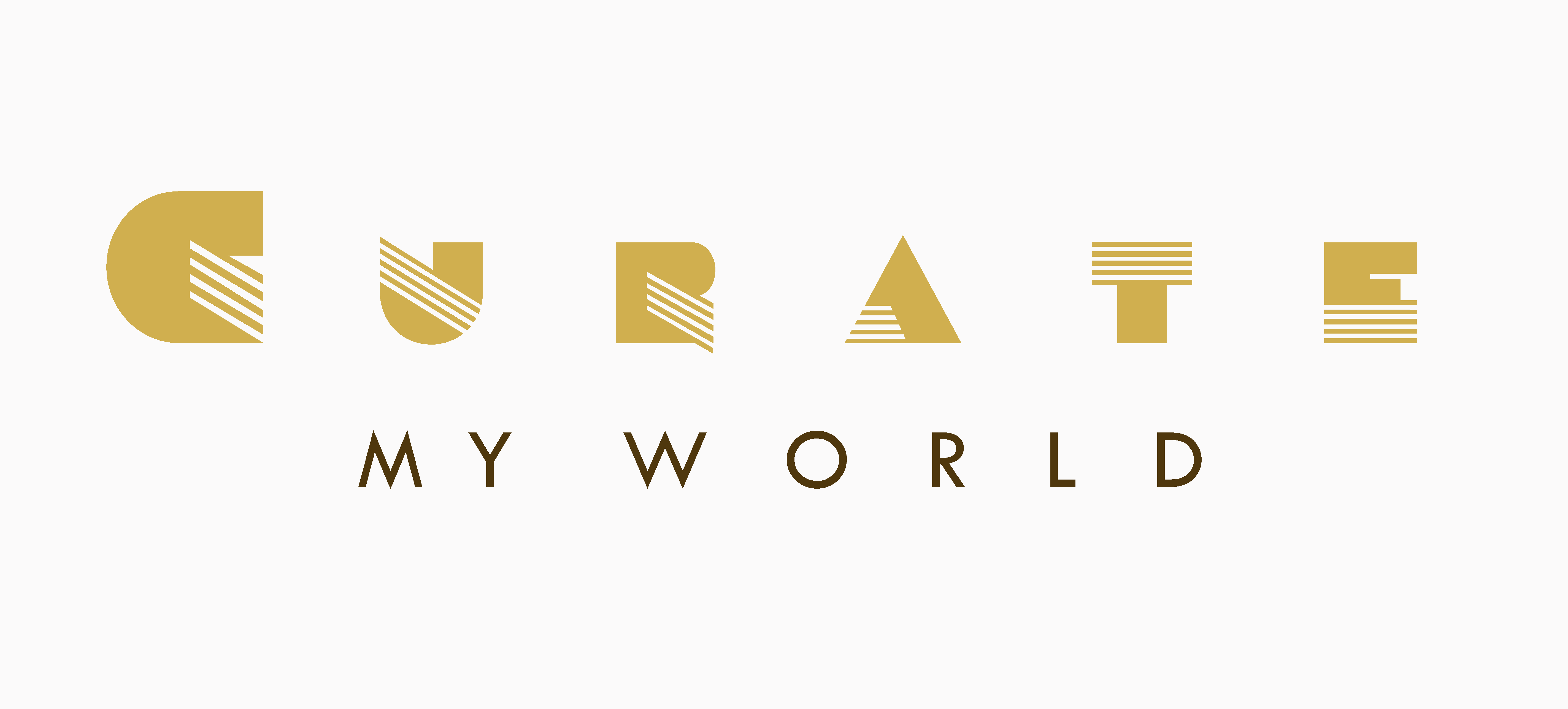 CURATE MY W LOGO 4 FAV gold foil AND BROWN copy