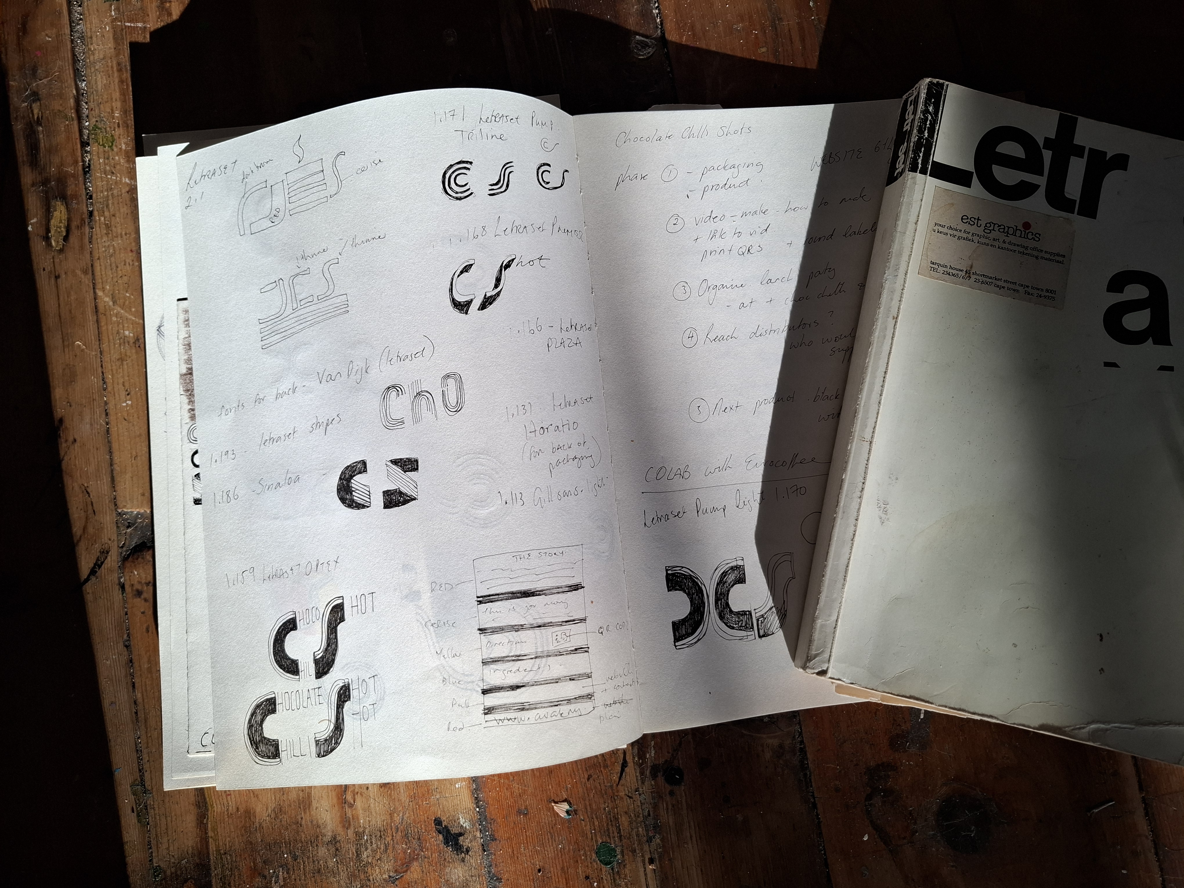 letraset font inspiration blog